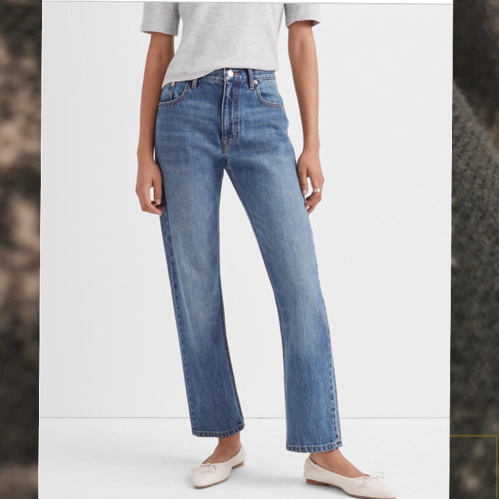 NWT:Club Monaco The Relaxed Slim Jean Blue Sz 26